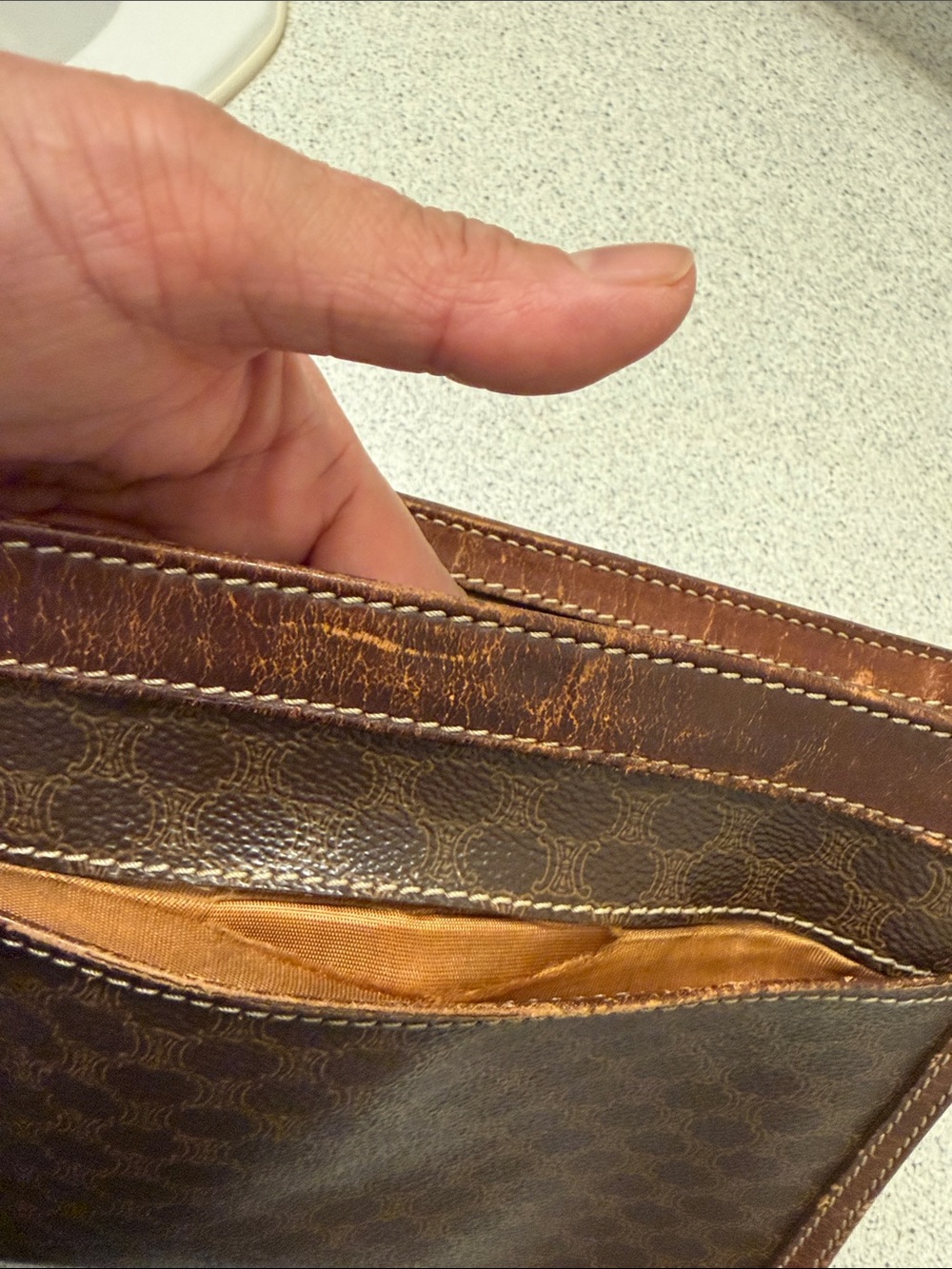 Celine macadam portfolio clutch - Picture 4 of 10